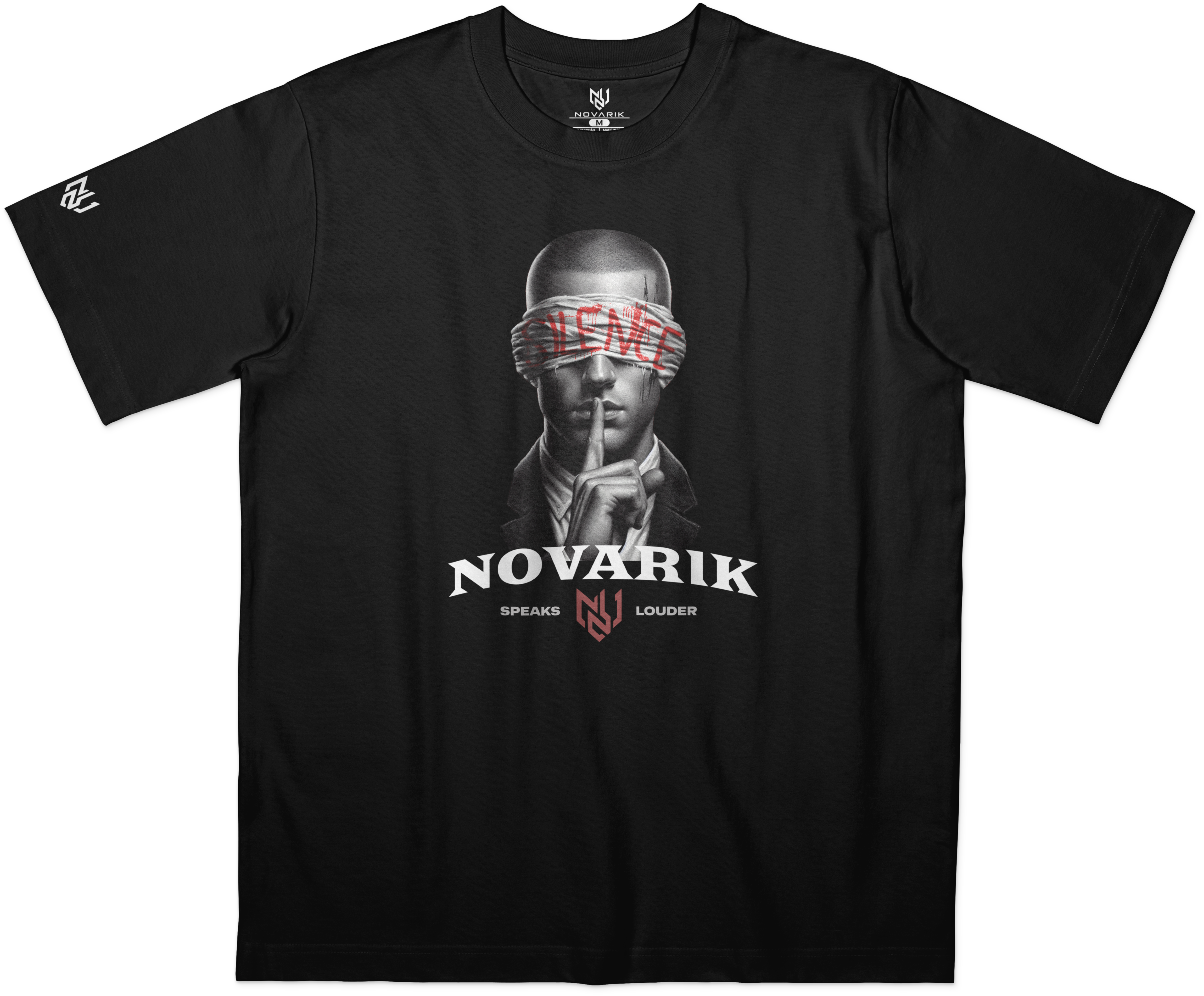 Camiseta Silent Movement Preta