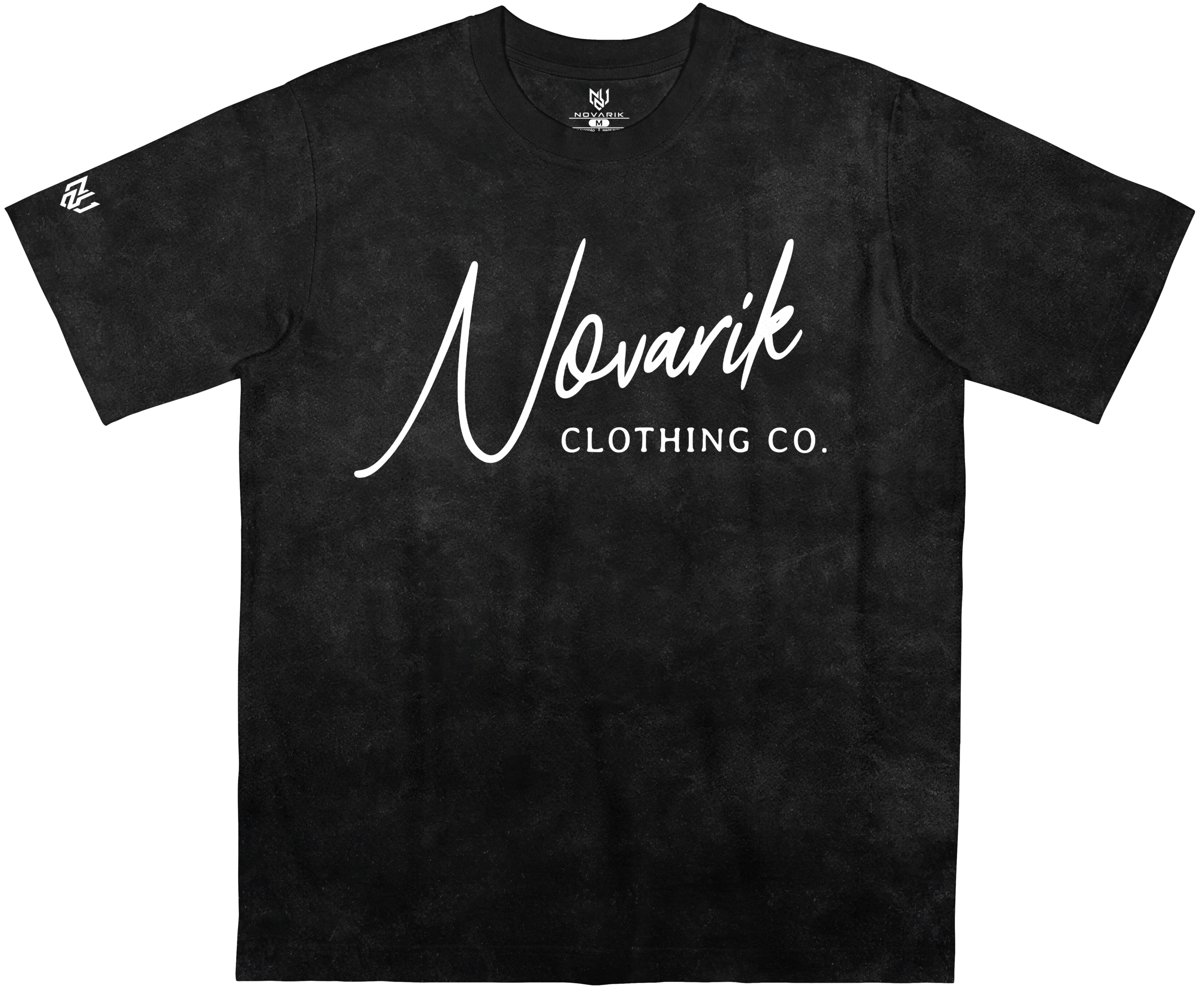 Camiseta Signature Script Preta Estonado